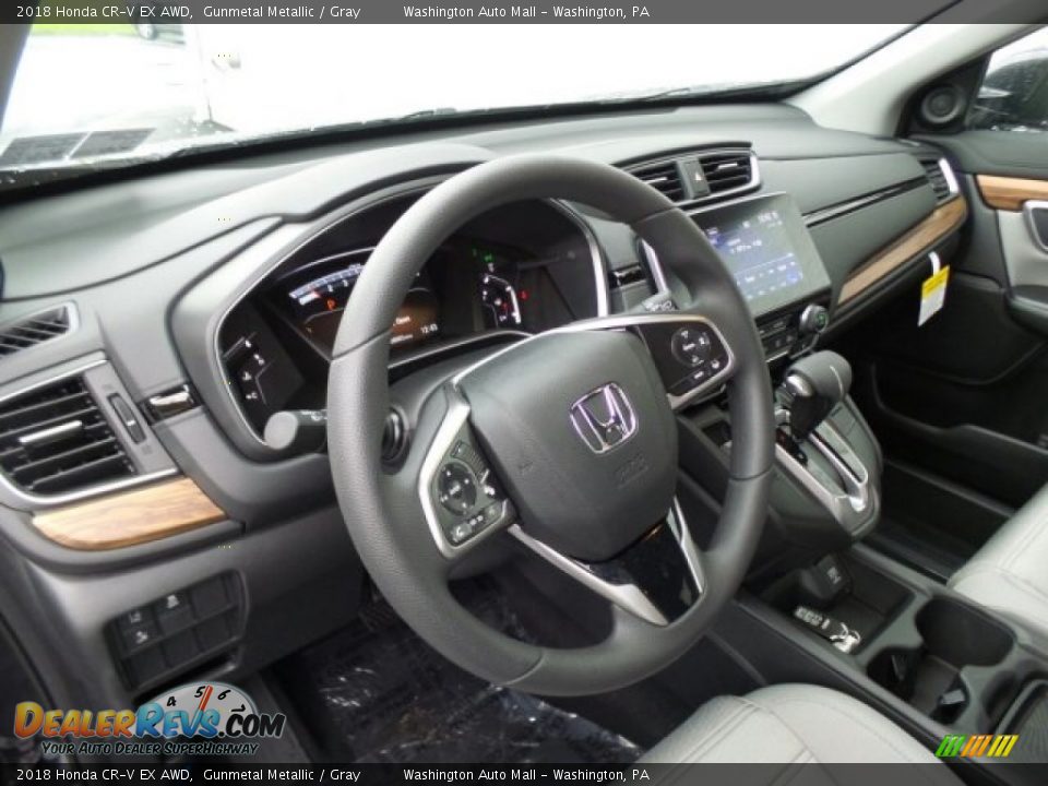 Dashboard of 2018 Honda CR-V EX AWD Photo #8