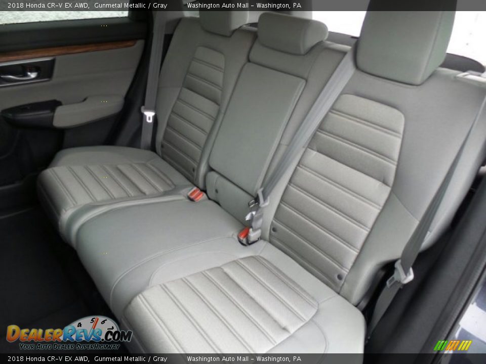 Rear Seat of 2018 Honda CR-V EX AWD Photo #10
