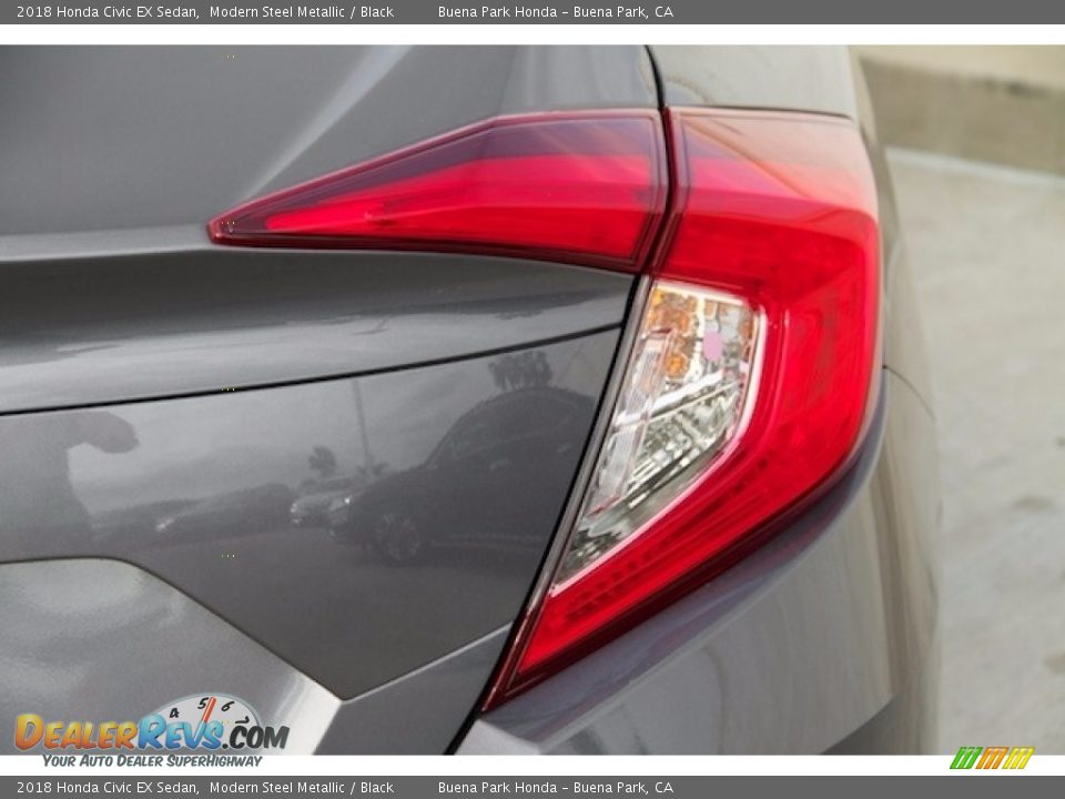 2018 Honda Civic EX Sedan Modern Steel Metallic / Black Photo #4