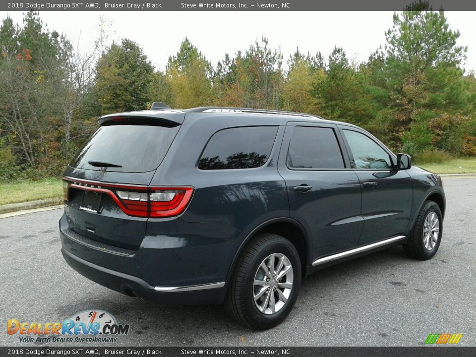 2018 Dodge Durango SXT AWD Bruiser Gray / Black Photo #6
