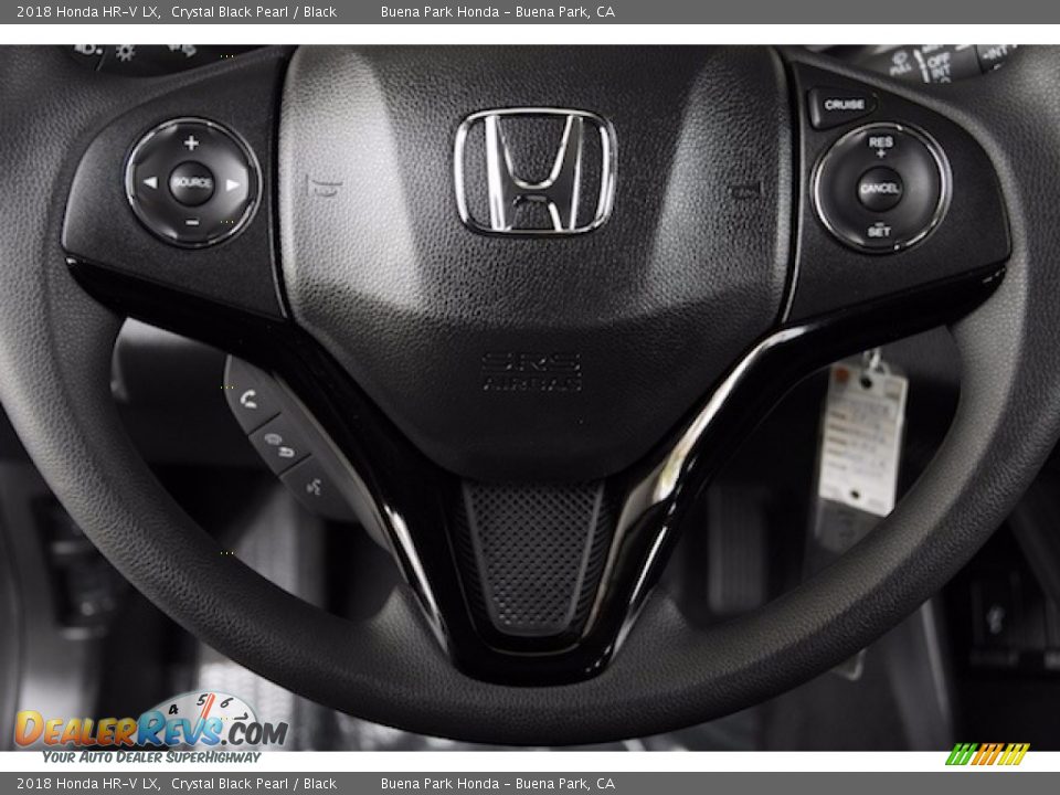 2018 Honda HR-V LX Crystal Black Pearl / Black Photo #10