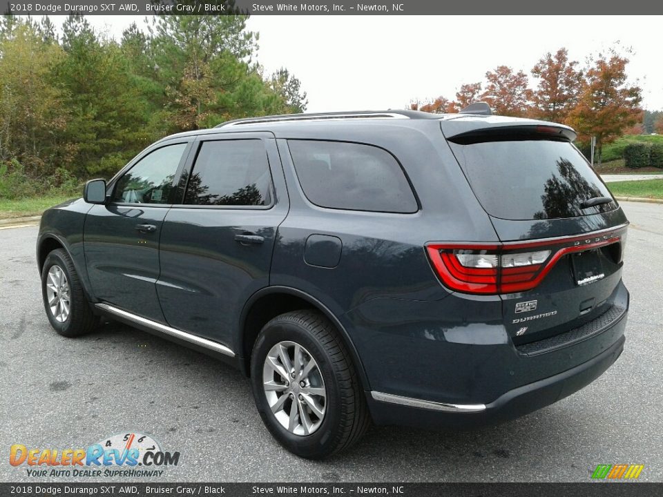 2018 Dodge Durango SXT AWD Bruiser Gray / Black Photo #8