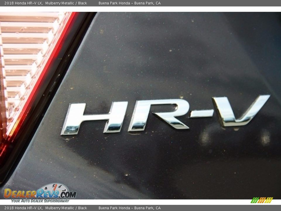 2018 Honda HR-V LX Mulberry Metallic / Black Photo #4