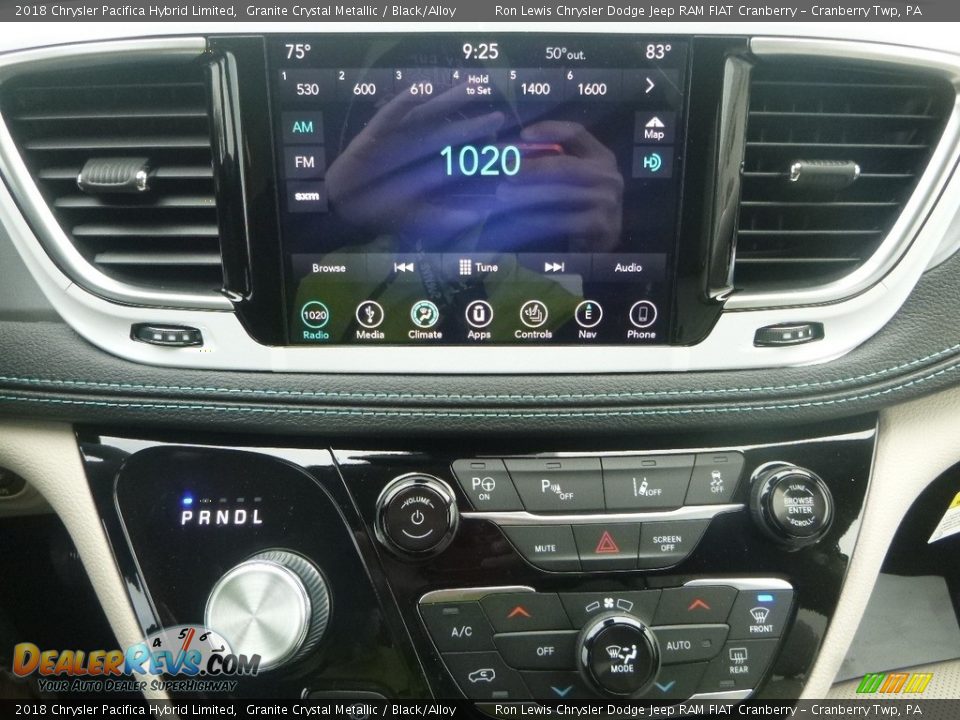 Controls of 2018 Chrysler Pacifica Hybrid Limited Photo #16