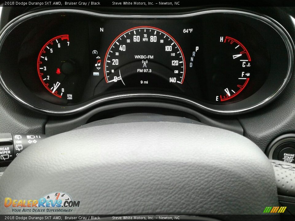 2018 Dodge Durango SXT AWD Gauges Photo #23