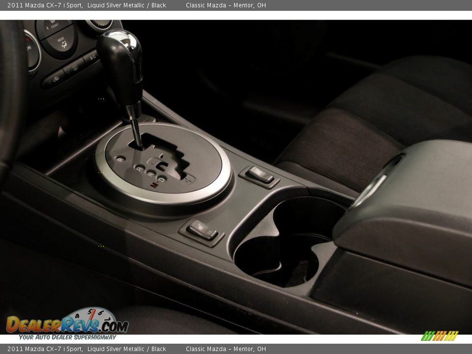 2011 Mazda CX-7 i Sport Liquid Silver Metallic / Black Photo #11