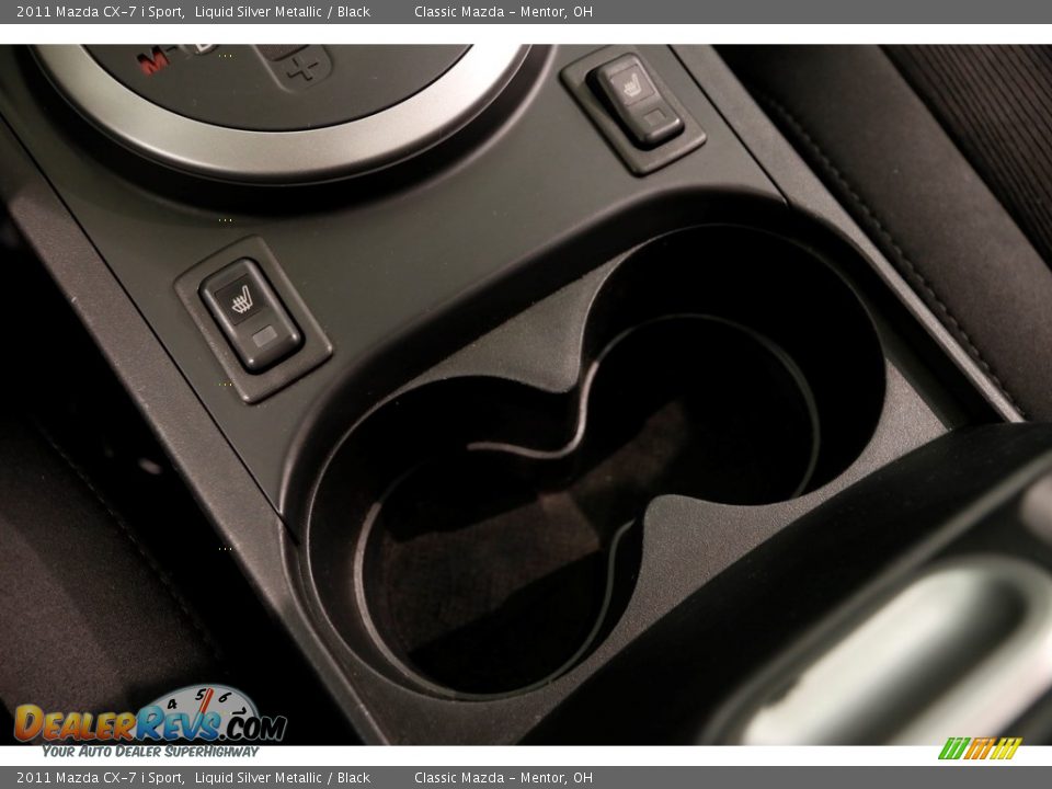 2011 Mazda CX-7 i Sport Liquid Silver Metallic / Black Photo #12