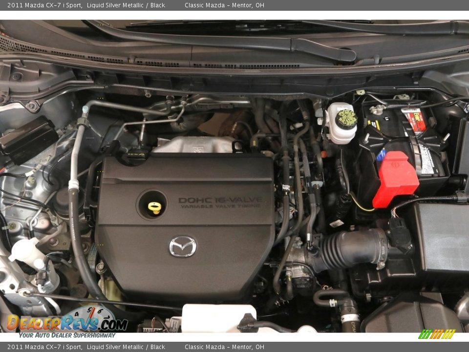 2011 Mazda CX-7 i Sport Liquid Silver Metallic / Black Photo #17