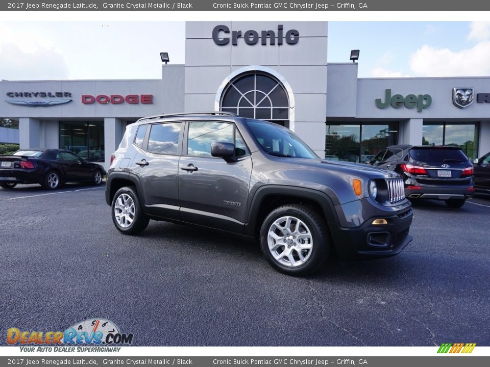 2017 Jeep Renegade Latitude Granite Crystal Metallic / Black Photo #1