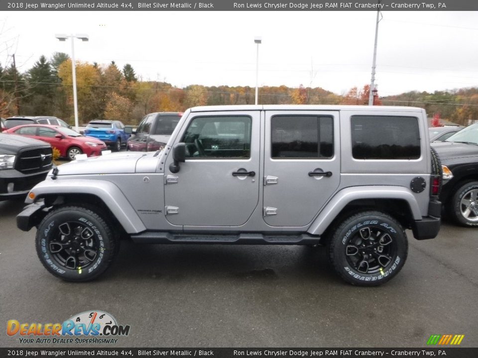 Billet Silver Metallic 2018 Jeep Wrangler Unlimited Altitude 4x4 Photo #2