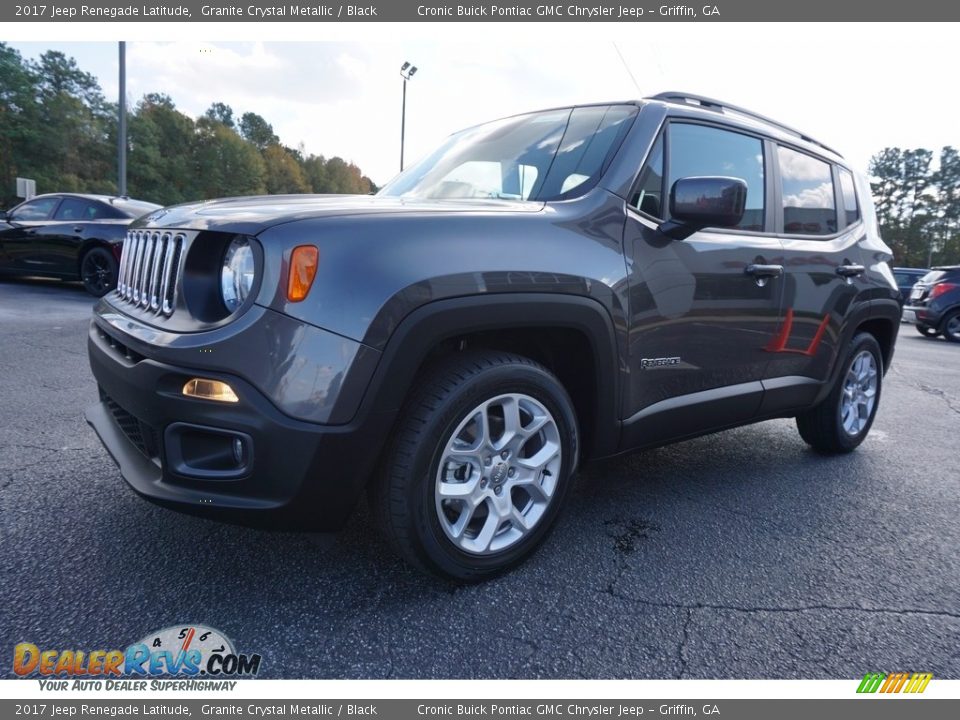 2017 Jeep Renegade Latitude Granite Crystal Metallic / Black Photo #3