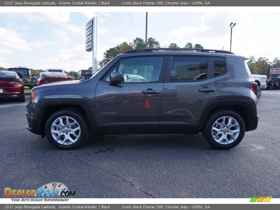 2017 Jeep Renegade Latitude Granite Crystal Metallic / Black Photo #4