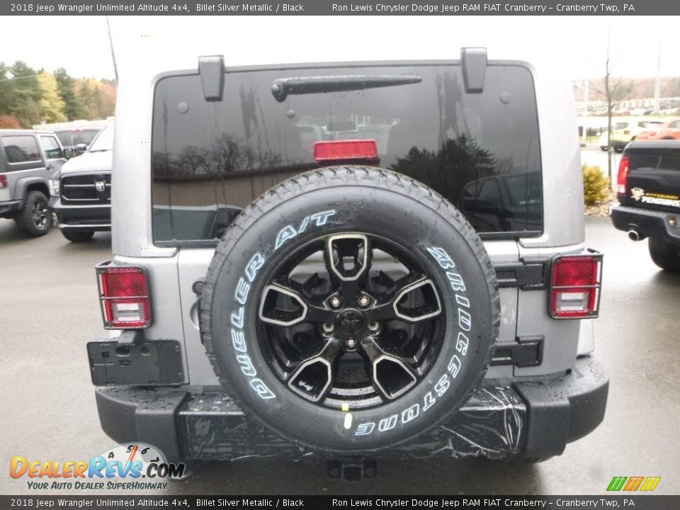 2018 Jeep Wrangler Unlimited Altitude 4x4 Billet Silver Metallic / Black Photo #4