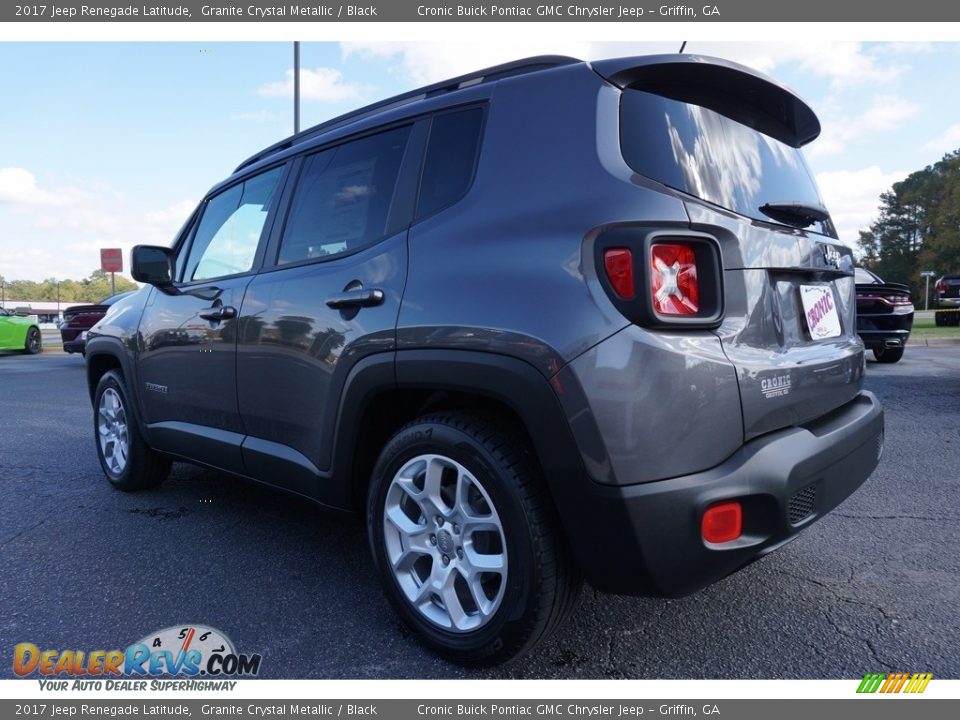 2017 Jeep Renegade Latitude Granite Crystal Metallic / Black Photo #5