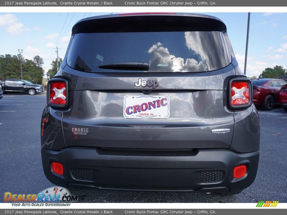 2017 Jeep Renegade Latitude Granite Crystal Metallic / Black Photo #6