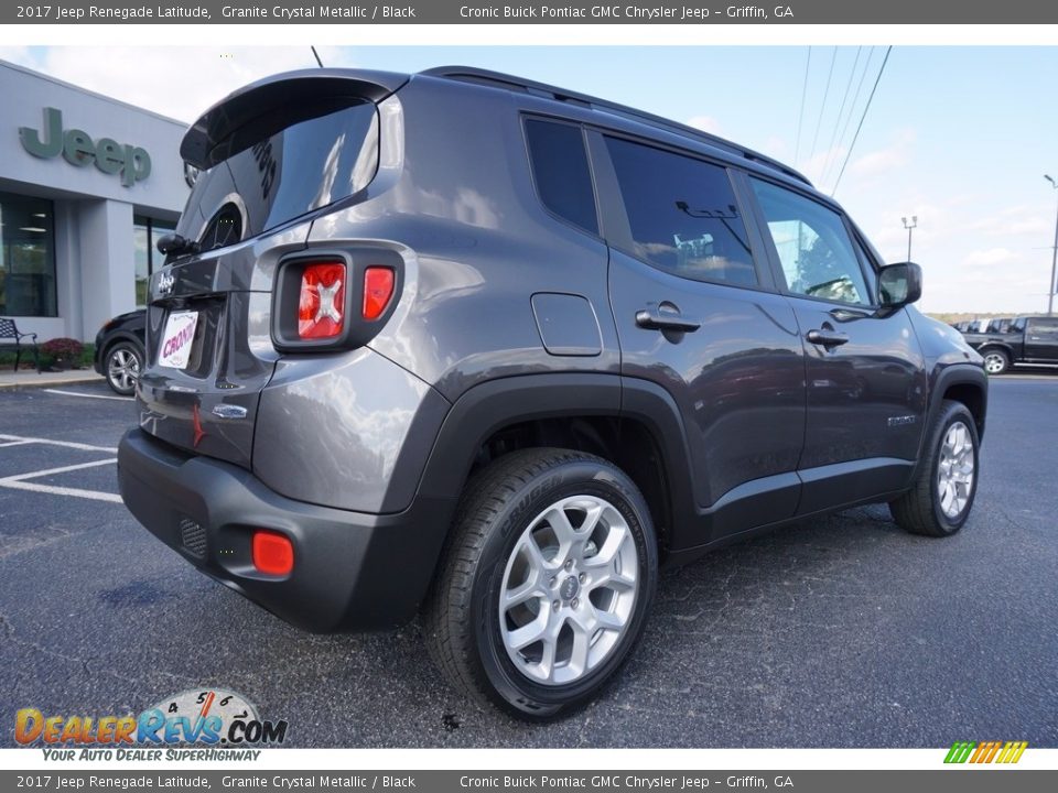 2017 Jeep Renegade Latitude Granite Crystal Metallic / Black Photo #7