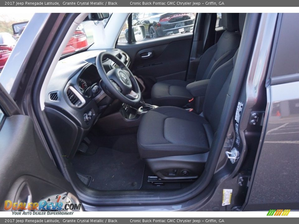 2017 Jeep Renegade Latitude Granite Crystal Metallic / Black Photo #9