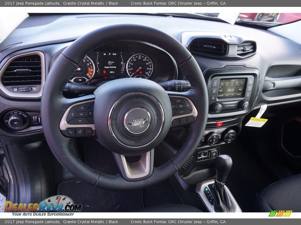 2017 Jeep Renegade Latitude Granite Crystal Metallic / Black Photo #10
