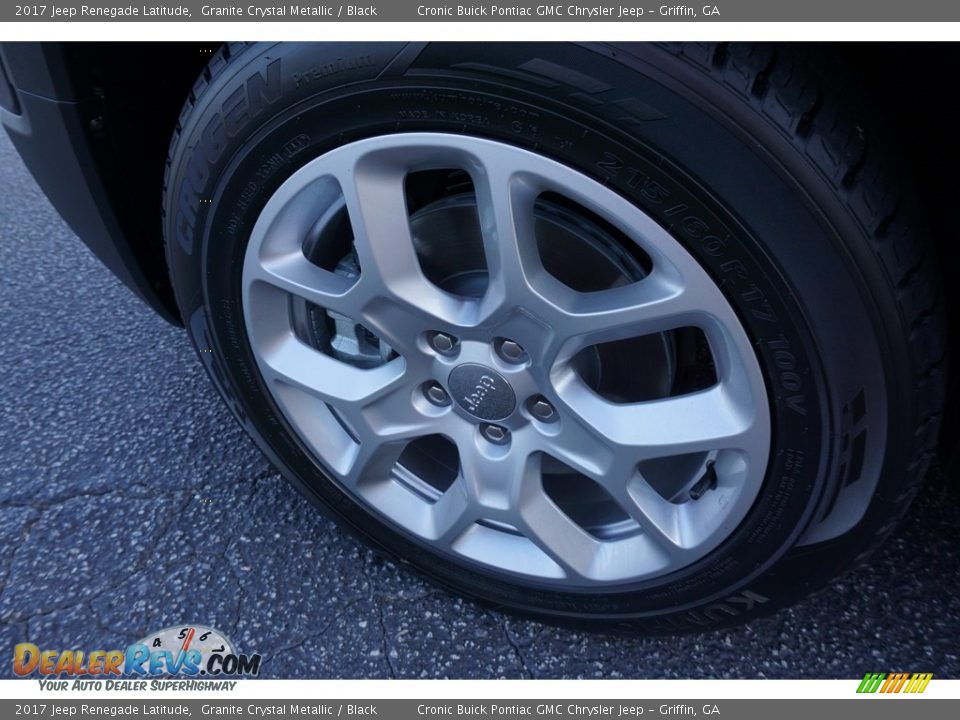 2017 Jeep Renegade Latitude Granite Crystal Metallic / Black Photo #11