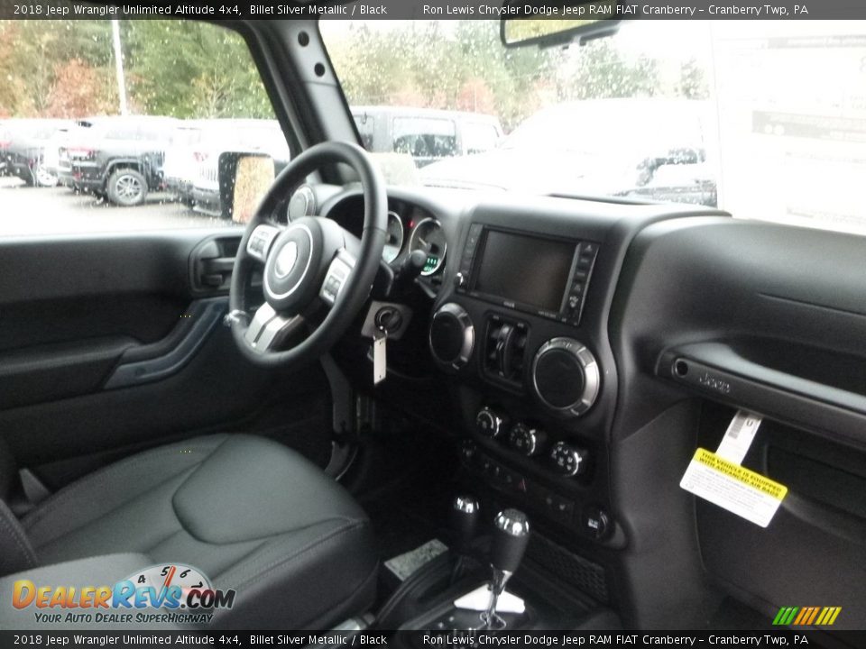 2018 Jeep Wrangler Unlimited Altitude 4x4 Billet Silver Metallic / Black Photo #11