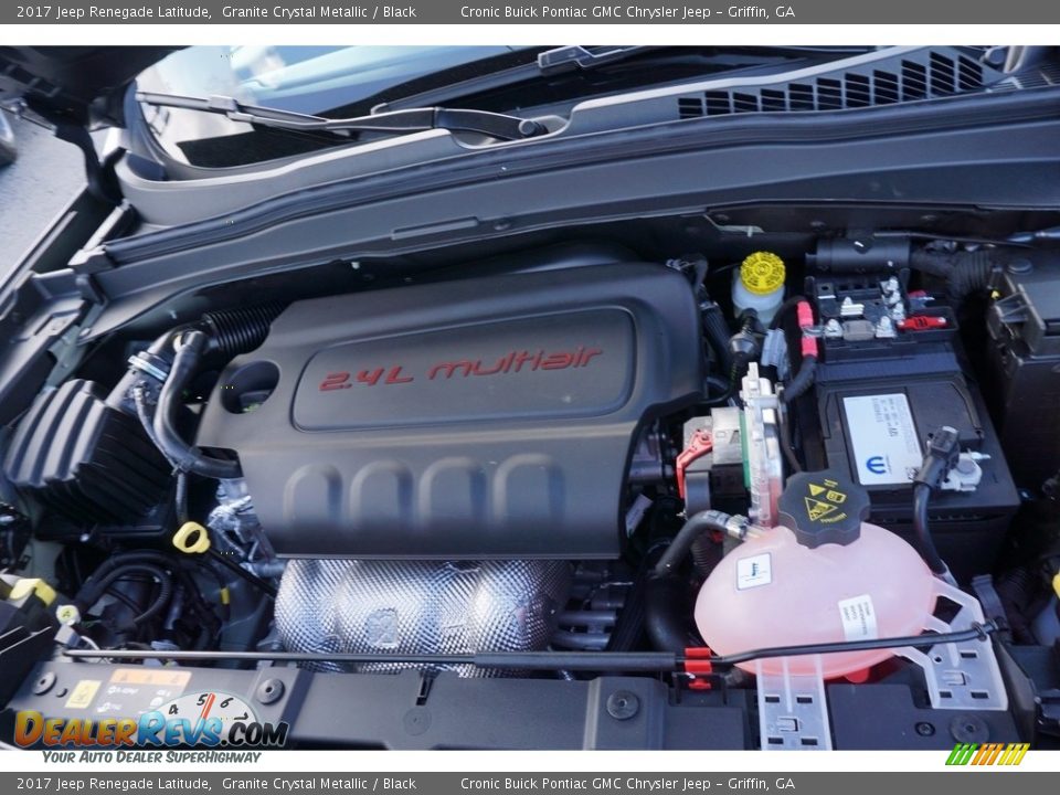 2017 Jeep Renegade Latitude Granite Crystal Metallic / Black Photo #12