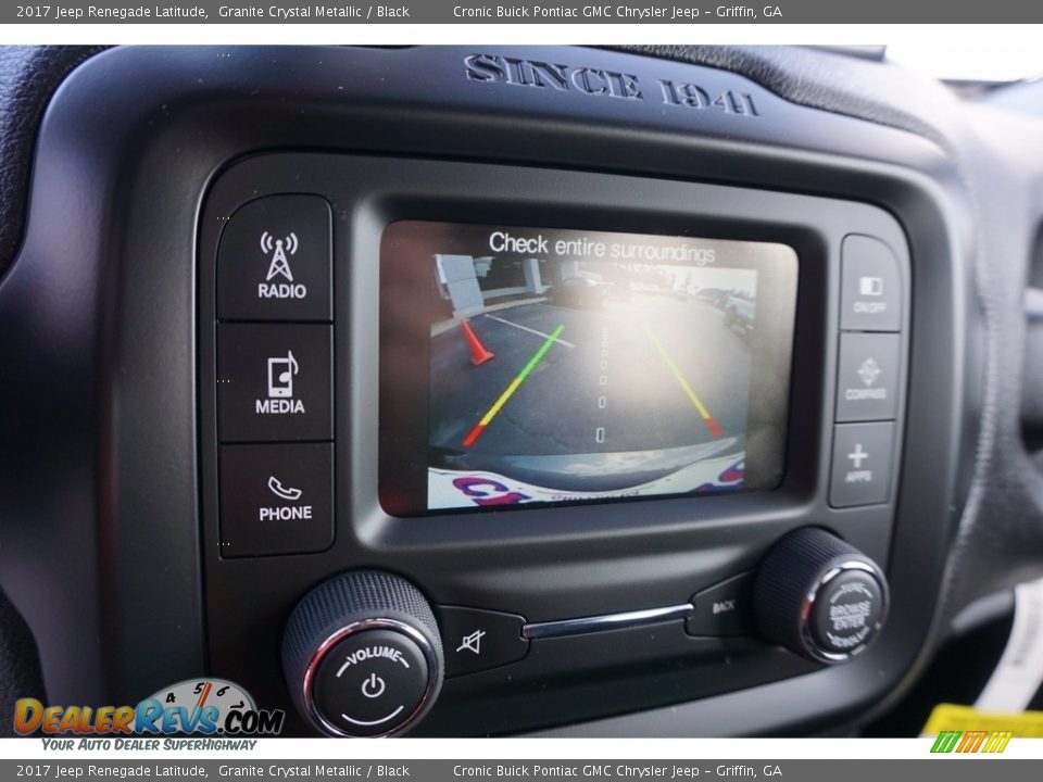 2017 Jeep Renegade Latitude Granite Crystal Metallic / Black Photo #13