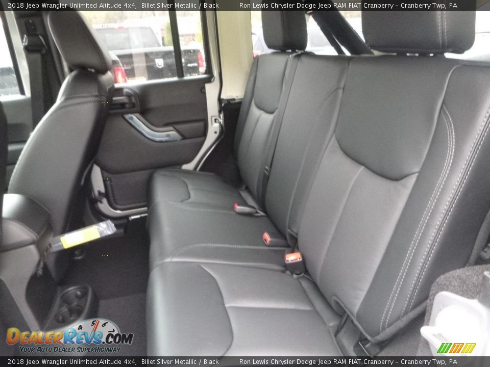 2018 Jeep Wrangler Unlimited Altitude 4x4 Billet Silver Metallic / Black Photo #13