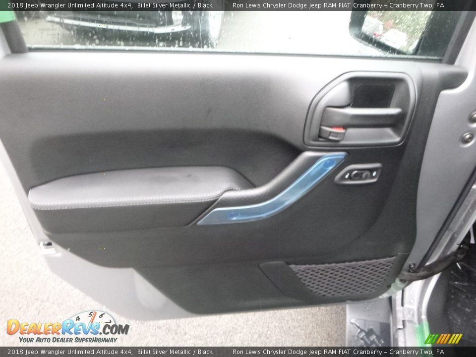 2018 Jeep Wrangler Unlimited Altitude 4x4 Billet Silver Metallic / Black Photo #14