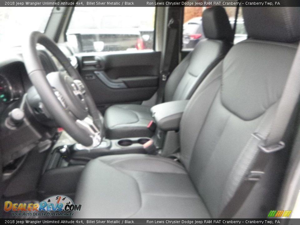 2018 Jeep Wrangler Unlimited Altitude 4x4 Billet Silver Metallic / Black Photo #16