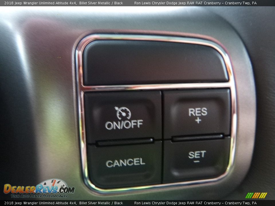 2018 Jeep Wrangler Unlimited Altitude 4x4 Billet Silver Metallic / Black Photo #19