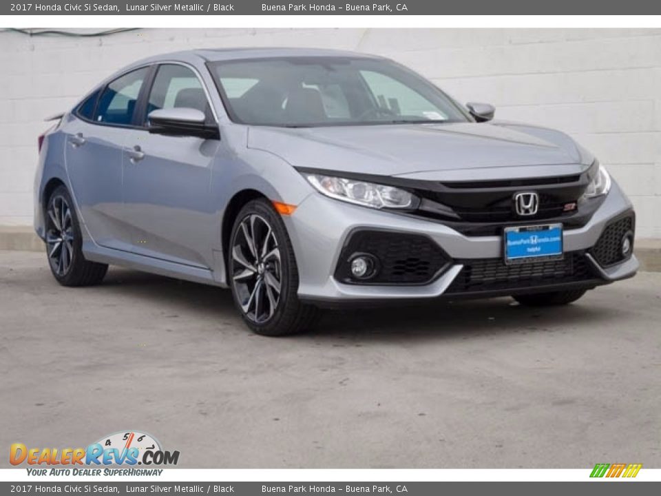 2017 Honda Civic Si Sedan Lunar Silver Metallic / Black Photo #1