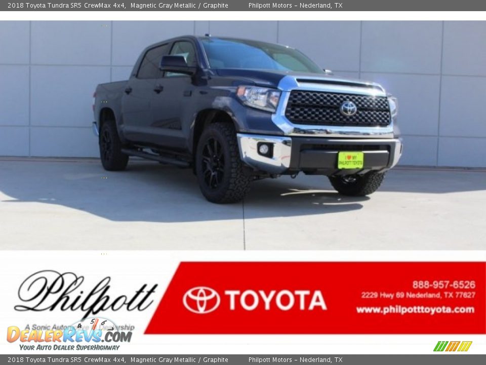 2018 Toyota Tundra SR5 CrewMax 4x4 Magnetic Gray Metallic / Graphite Photo #1