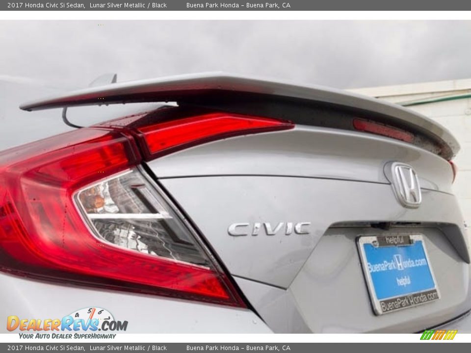 2017 Honda Civic Si Sedan Lunar Silver Metallic / Black Photo #3