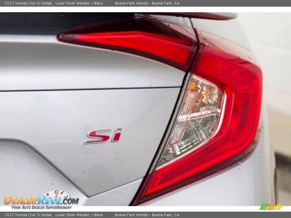 2017 Honda Civic Si Sedan Lunar Silver Metallic / Black Photo #4