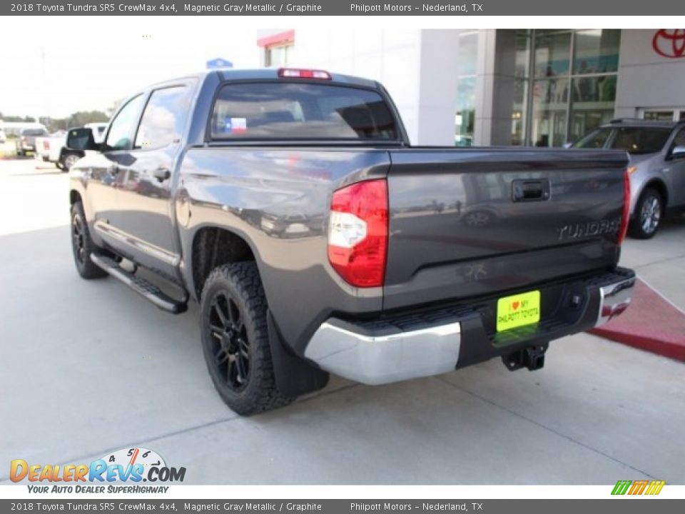 2018 Toyota Tundra SR5 CrewMax 4x4 Magnetic Gray Metallic / Graphite Photo #6