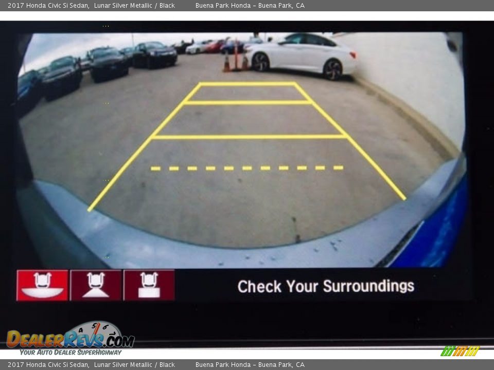 2017 Honda Civic Si Sedan Lunar Silver Metallic / Black Photo #6