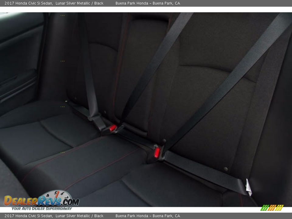 2017 Honda Civic Si Sedan Lunar Silver Metallic / Black Photo #15