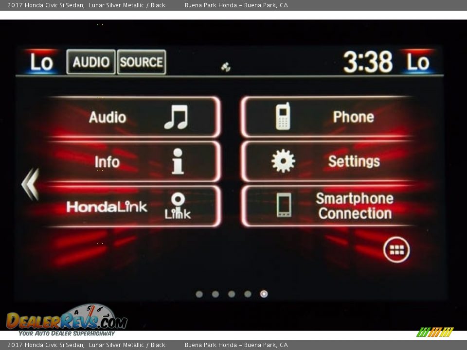 2017 Honda Civic Si Sedan Lunar Silver Metallic / Black Photo #16