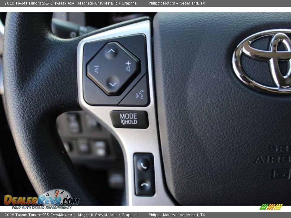 2018 Toyota Tundra SR5 CrewMax 4x4 Magnetic Gray Metallic / Graphite Photo #18