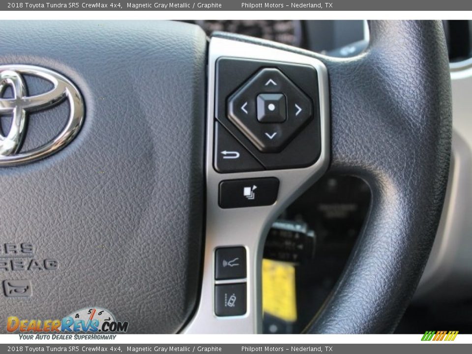 2018 Toyota Tundra SR5 CrewMax 4x4 Magnetic Gray Metallic / Graphite Photo #19