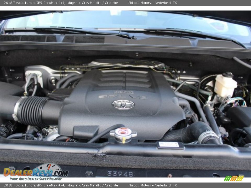 2018 Toyota Tundra SR5 CrewMax 4x4 Magnetic Gray Metallic / Graphite Photo #26