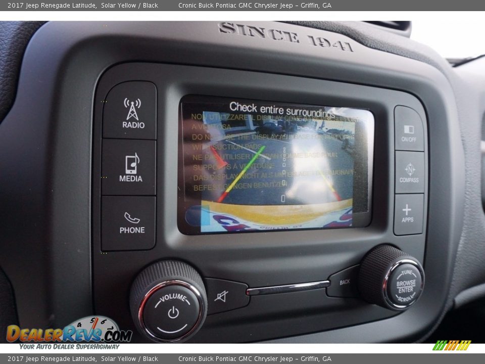 2017 Jeep Renegade Latitude Solar Yellow / Black Photo #14