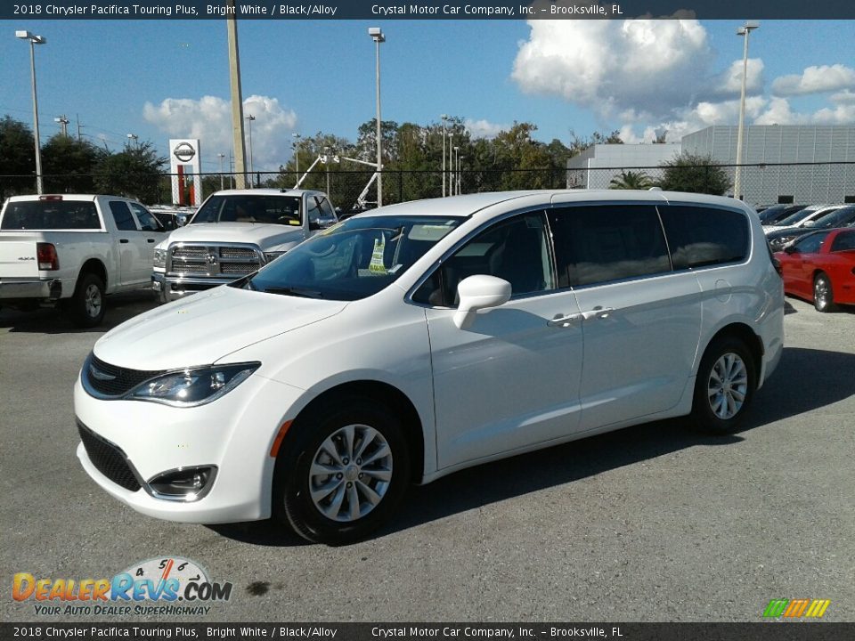 2018 Chrysler Pacifica Touring Plus Bright White / Black/Alloy Photo #1