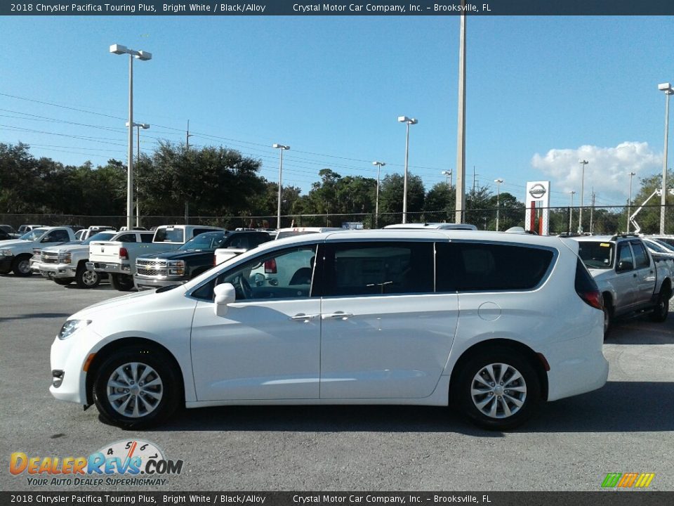 2018 Chrysler Pacifica Touring Plus Bright White / Black/Alloy Photo #2
