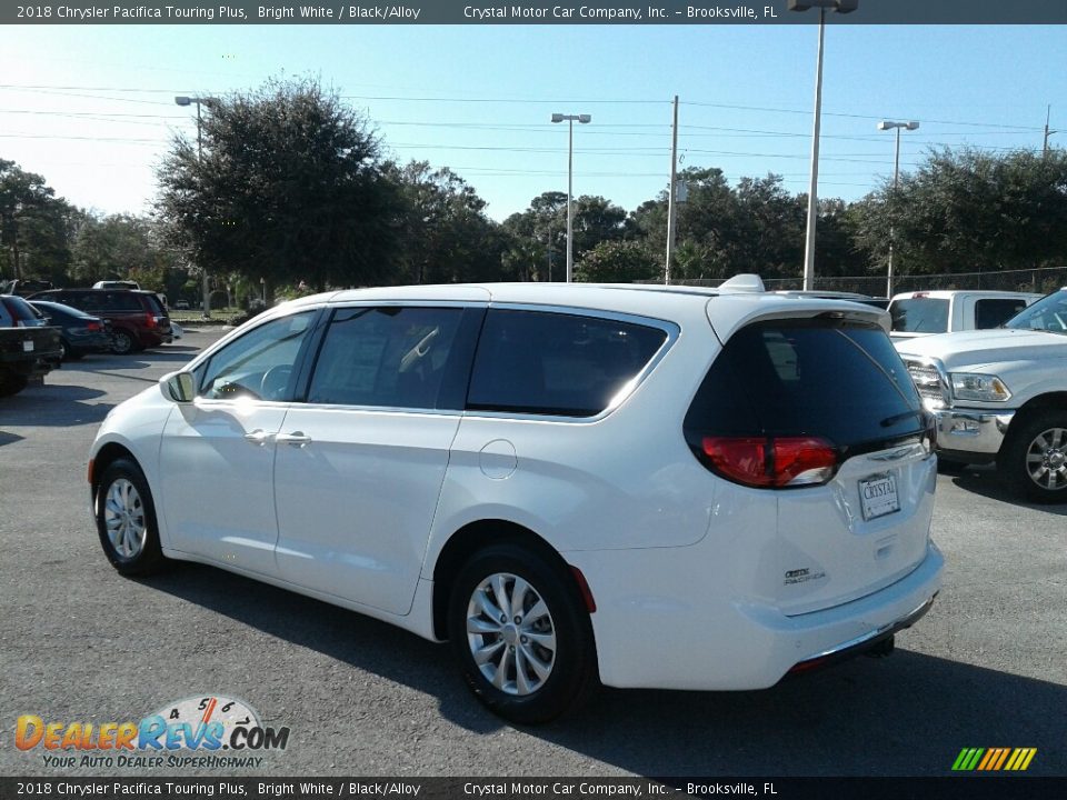 2018 Chrysler Pacifica Touring Plus Bright White / Black/Alloy Photo #3