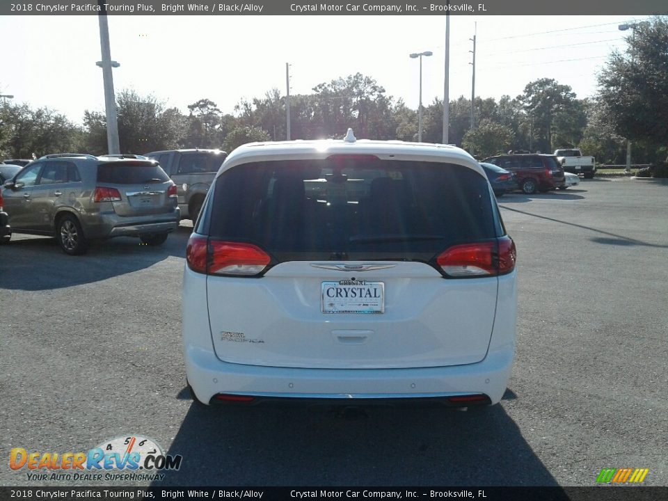 2018 Chrysler Pacifica Touring Plus Bright White / Black/Alloy Photo #4