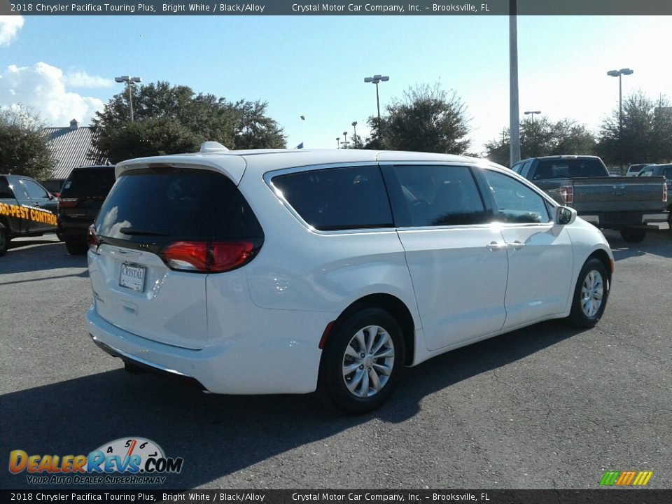 2018 Chrysler Pacifica Touring Plus Bright White / Black/Alloy Photo #5
