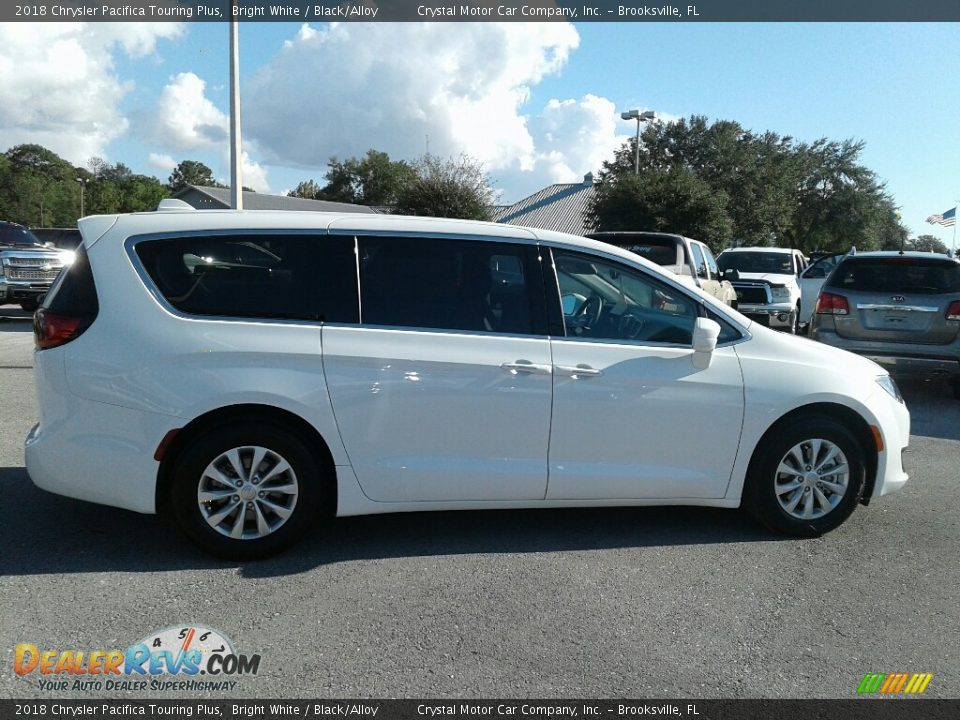 2018 Chrysler Pacifica Touring Plus Bright White / Black/Alloy Photo #6