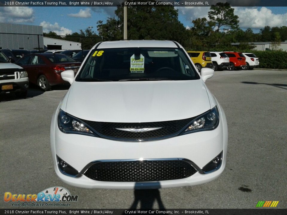 2018 Chrysler Pacifica Touring Plus Bright White / Black/Alloy Photo #9