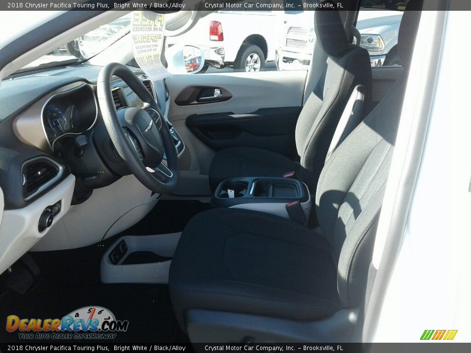 2018 Chrysler Pacifica Touring Plus Bright White / Black/Alloy Photo #10